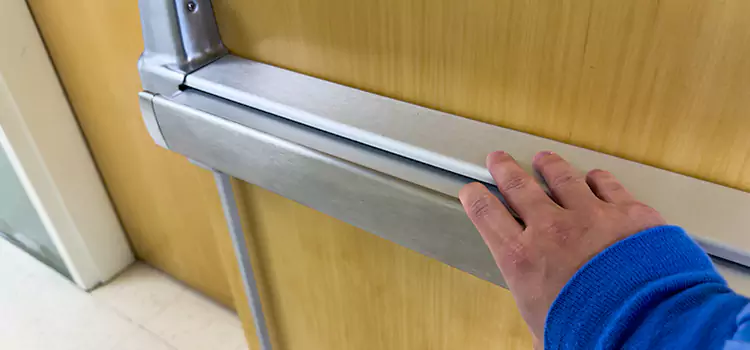 Installing a Push Bar on a Door Glenview
